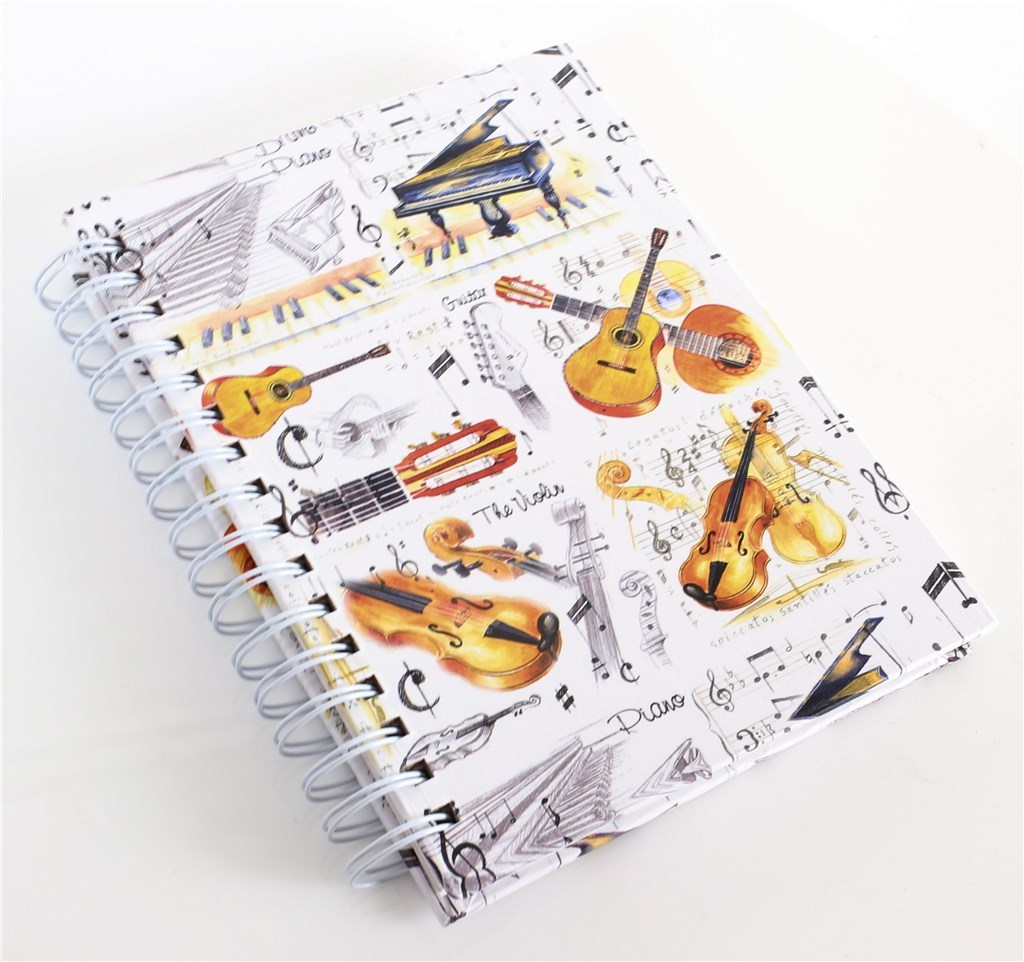 A6 Spiral Bound Lined Pages Notebook